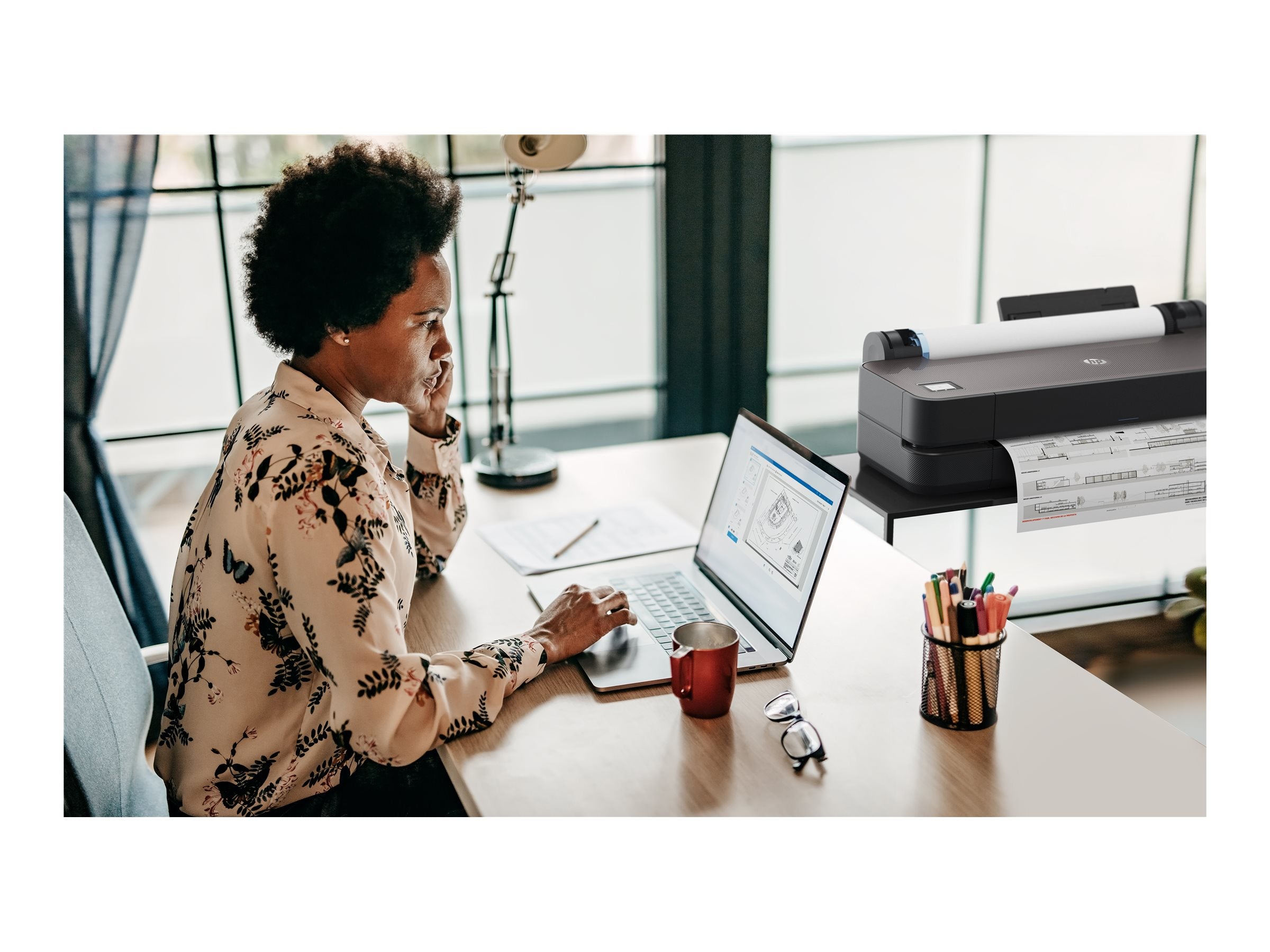 HP DesignJet T230 24p LFP 2025 Colour Ink-Jet A1 ANSI D 2400x1200dpi 0.58 min/page USB LAN Wi-Fi