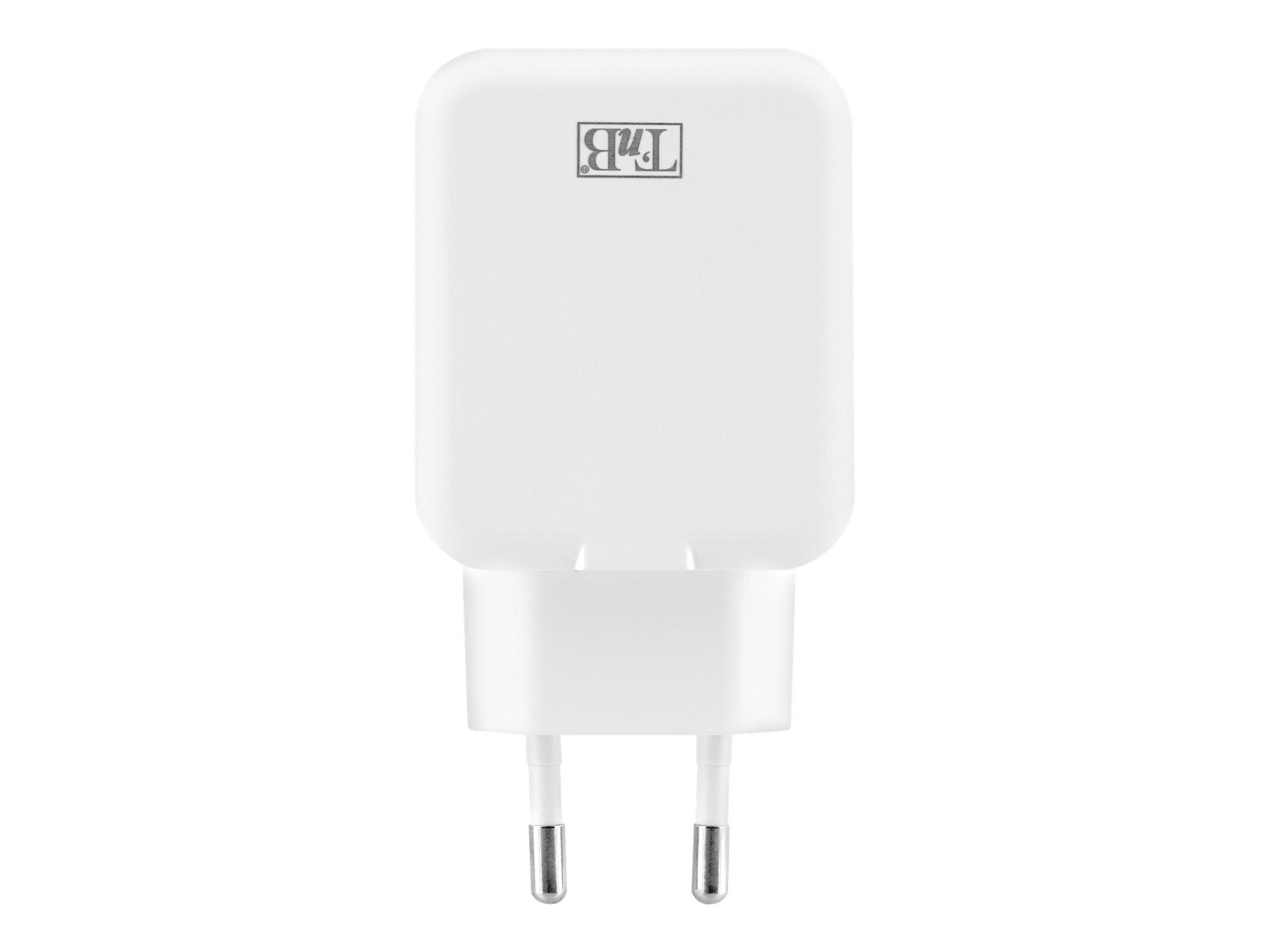 TNB 4.8A Mains 2 USB Charger White