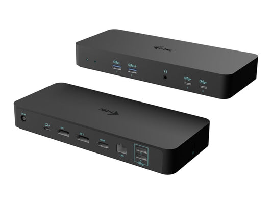 I-TEC USB-C Intelligent Triple Display Docking Station 1xHDMI 2xDP 1xGLAN 2xUSB-C Gen2 2xUSB-A Gen2 2xUSB-A Gen1 1xAudio/Mic PD 100W