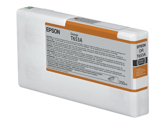 EPSON 5LB T653A ink cartridge orange standard capacity 200ml