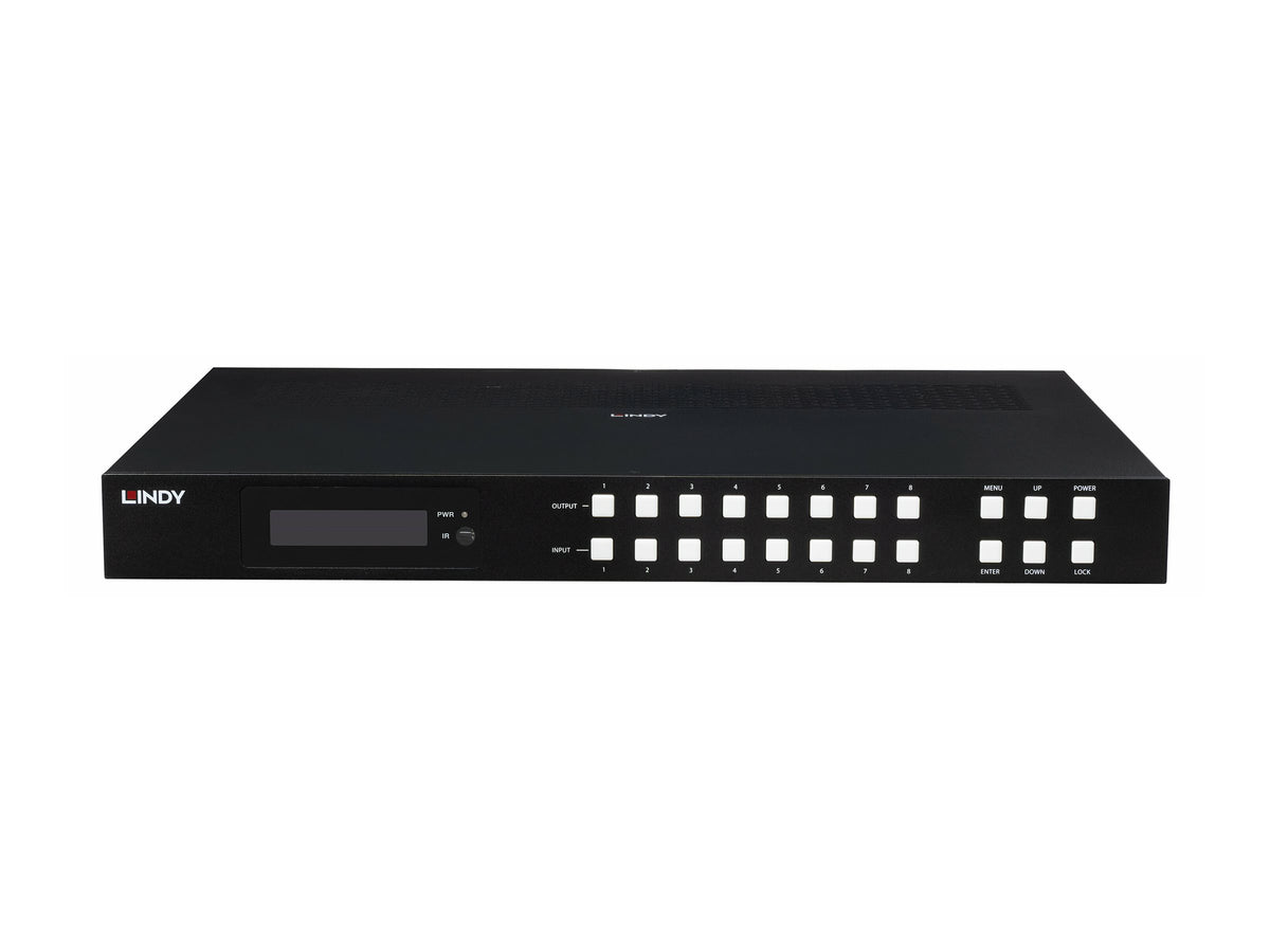 Lindy 8x8 HDMI 4K60 Seamless Multi-View Matrix with Scaler for Video Wall