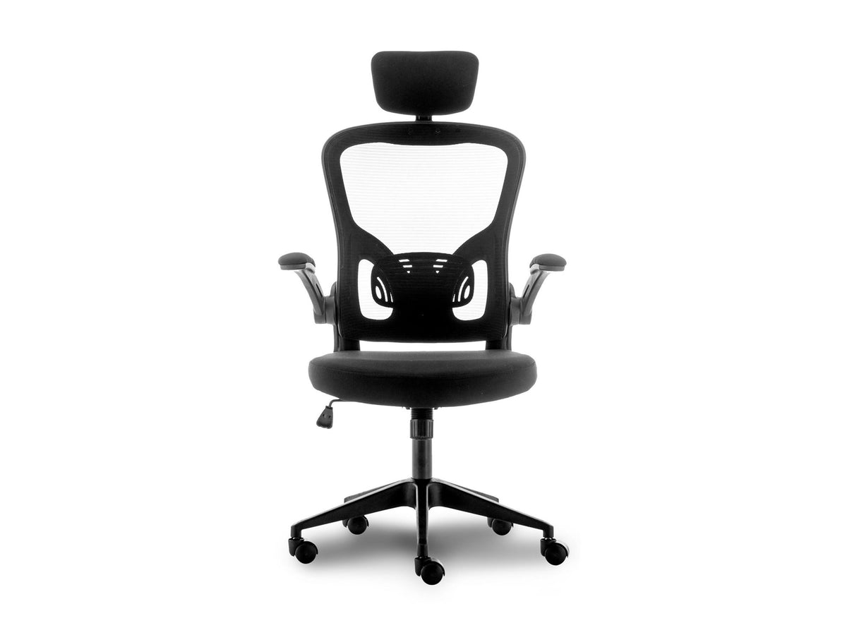 URBAN FACTORY ERGO SIMPLE ERGONOMIC ADJUSTABLE WORKING CHAIR BLACK