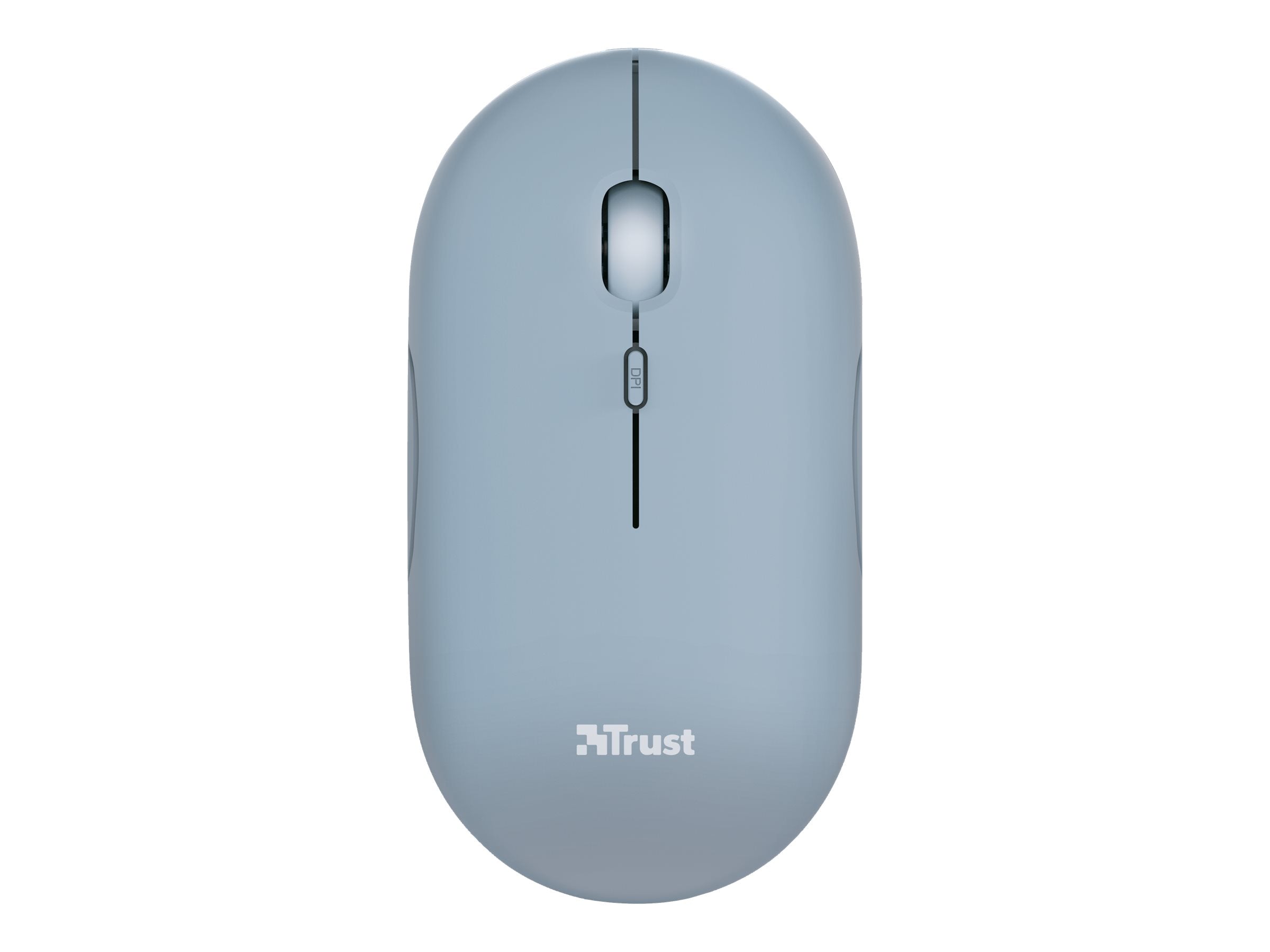 TRUST Souris sans fil PUCK Ultra-plate rechargeable - Bleue