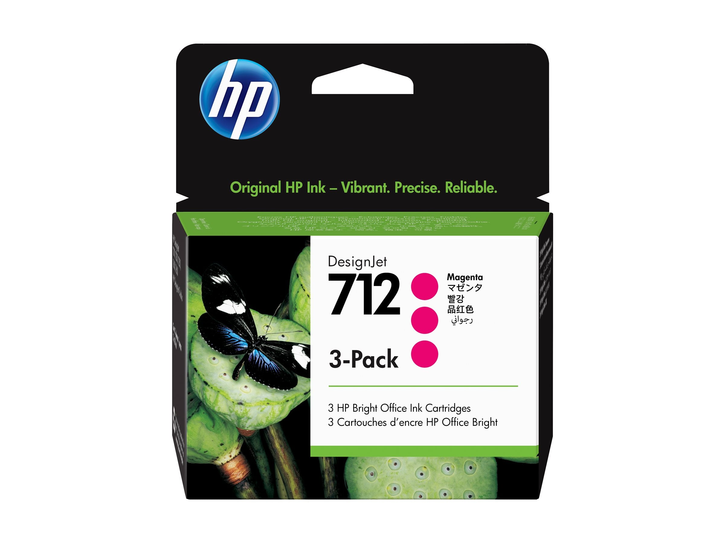 HP 712 3-Pack 29-ml Magenta DesignJet Ink Cartridge