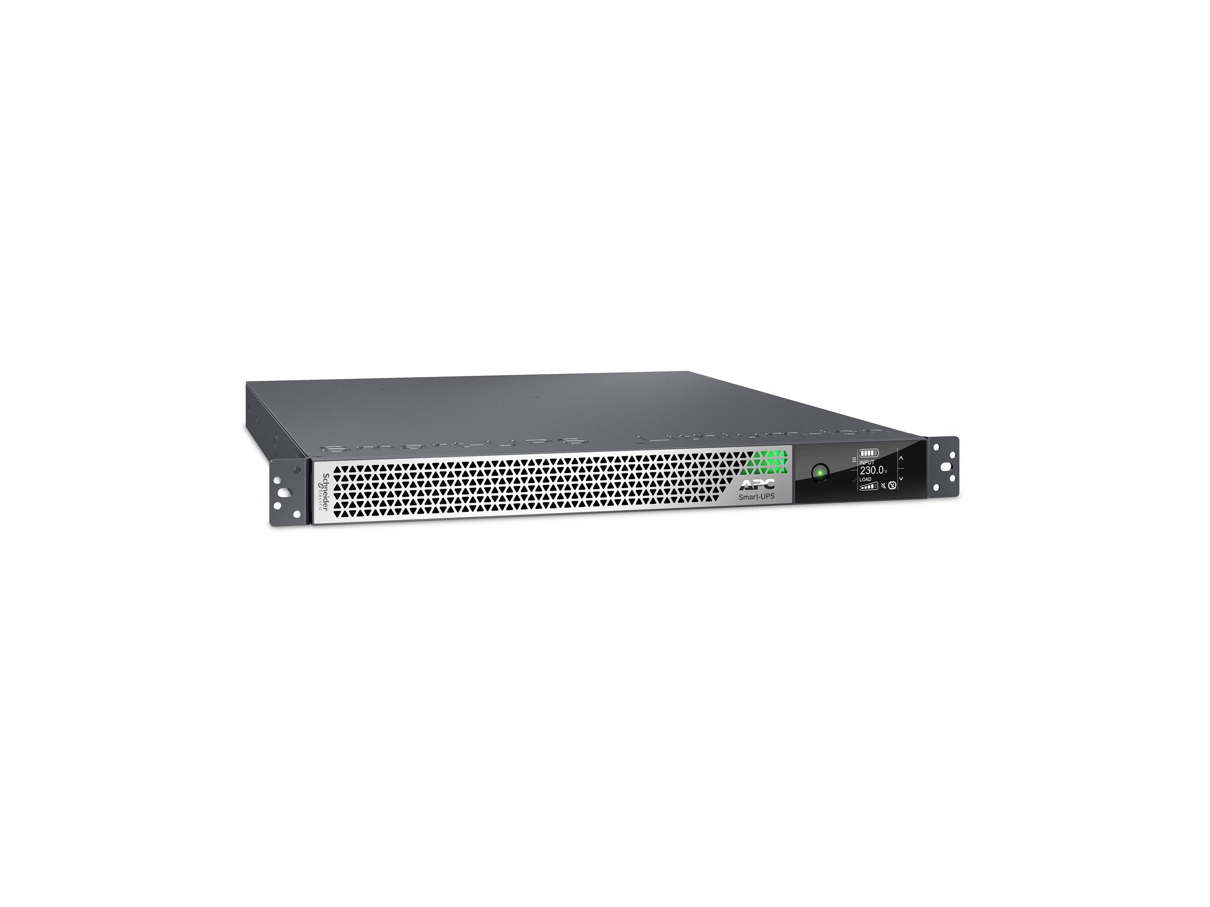 APC Smart-UPS Ultra 2200VA 230V 1U with Lithium-Ion Battery with Network Management Card Embedded