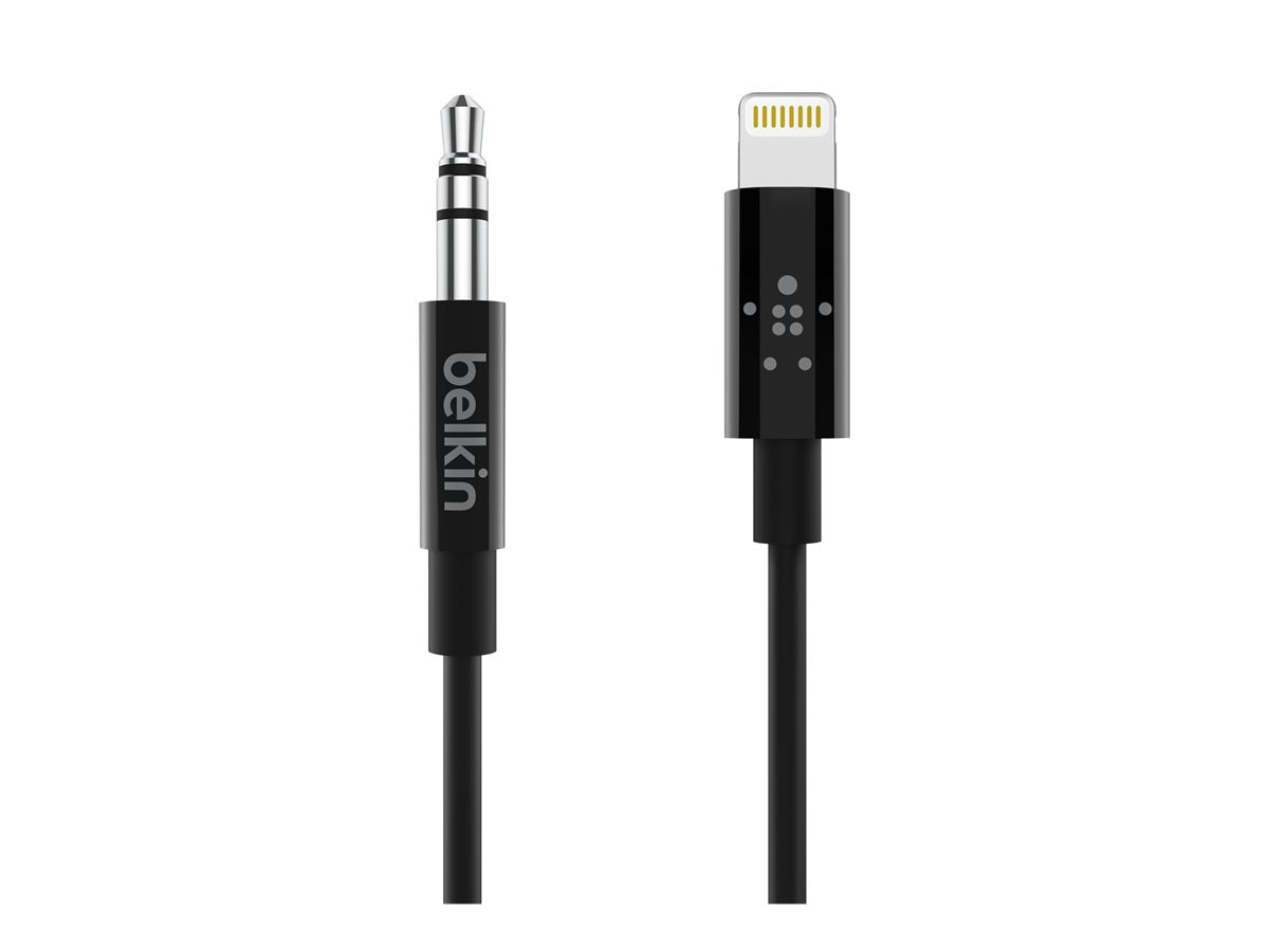 BELKIN Câble audio 3.5 mm avec connecteur Lightning 90cm