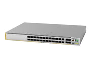 ALLIED L3 Stackable Switch 24x SFP Ports 4x SFP+ Ports and dual fixed PSU EU Power Cord Purchasing service needed (P)