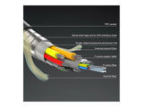 LINDY 100m armored Fibre Optic Hybrid HDMI 8K60 cable