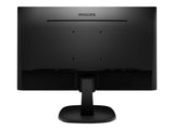 PHILIPS 243V7QJABF - Écran LED - 24 - 1920 x 1080 Full HD (1080p) - IPS - 250 cd/m² - 1000:1 - 5 ms - HDMI, VGA, DisplayPort - HP