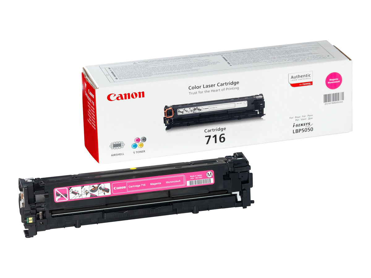 CANON 716 cartouche de toner magenta capacité standard 1.500 pages pack de 1