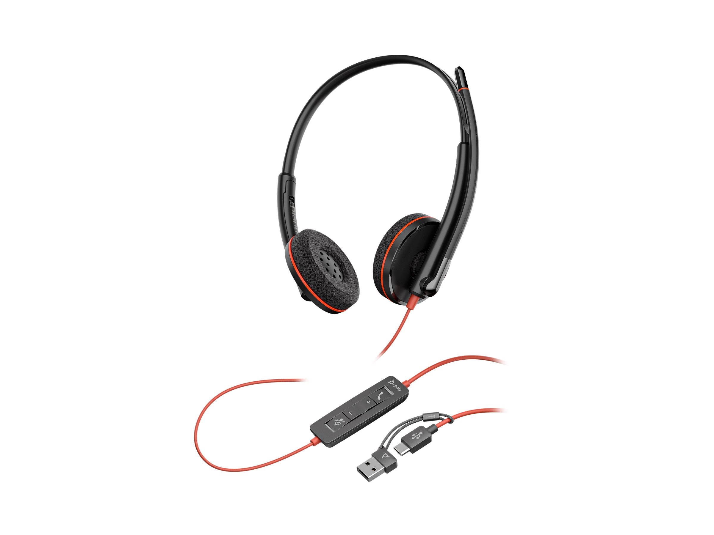 Poly BW 3220 USB-C HS+USB-C/A Bulk