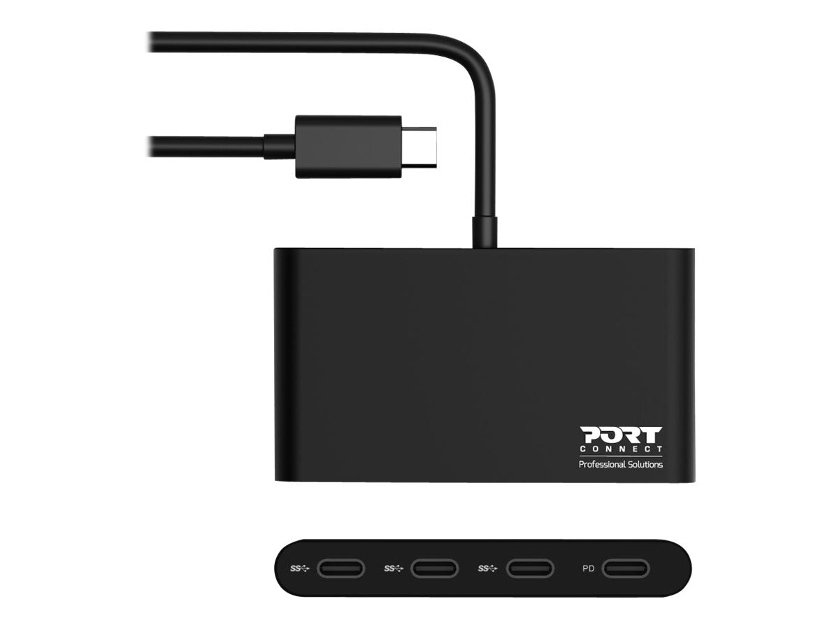 PORT DESIGNS USB Hub Type-C 4Ports Type-C