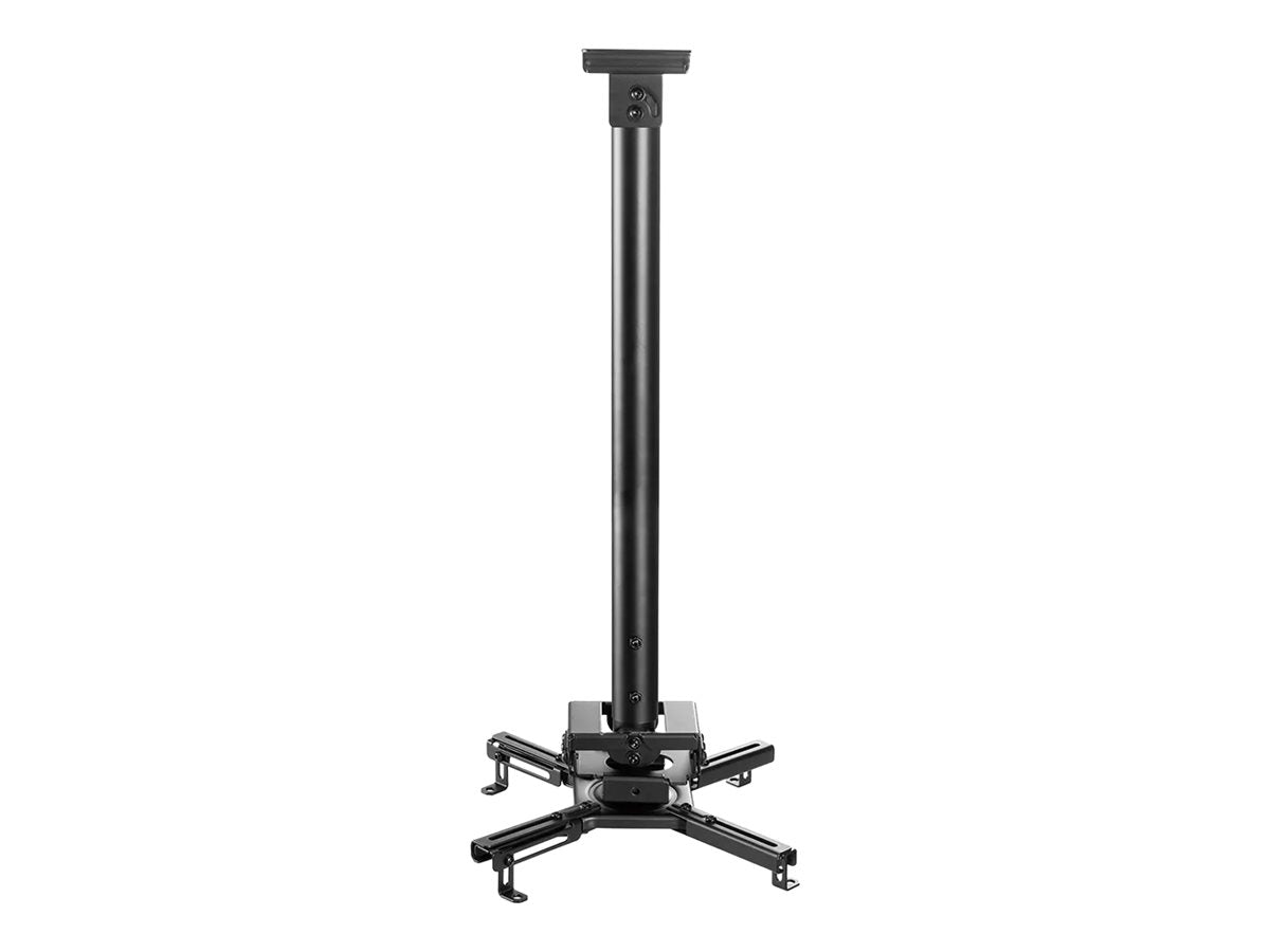 NEOMOUNTS CL25-540BL1 Support de plafond pour vidéoprojecteur - h 60.5-90.5 cm - installation facile - orientable