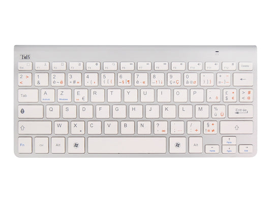 TNB K-BLUE Bluetooth 3.0 Keyboard Compact And Slim Bluetooth Keyboard 78 Keys Designed To Connect To Computers And Tablets