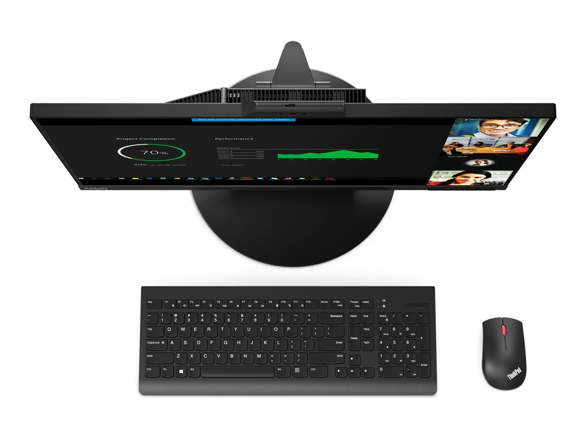 LENOVO ThinkCentre - Tiny-In-One 27 - 27p QHD - LCD - 16:9 1000:1 350nits 14ms - Webcam - HDMI - VGA - USB-B