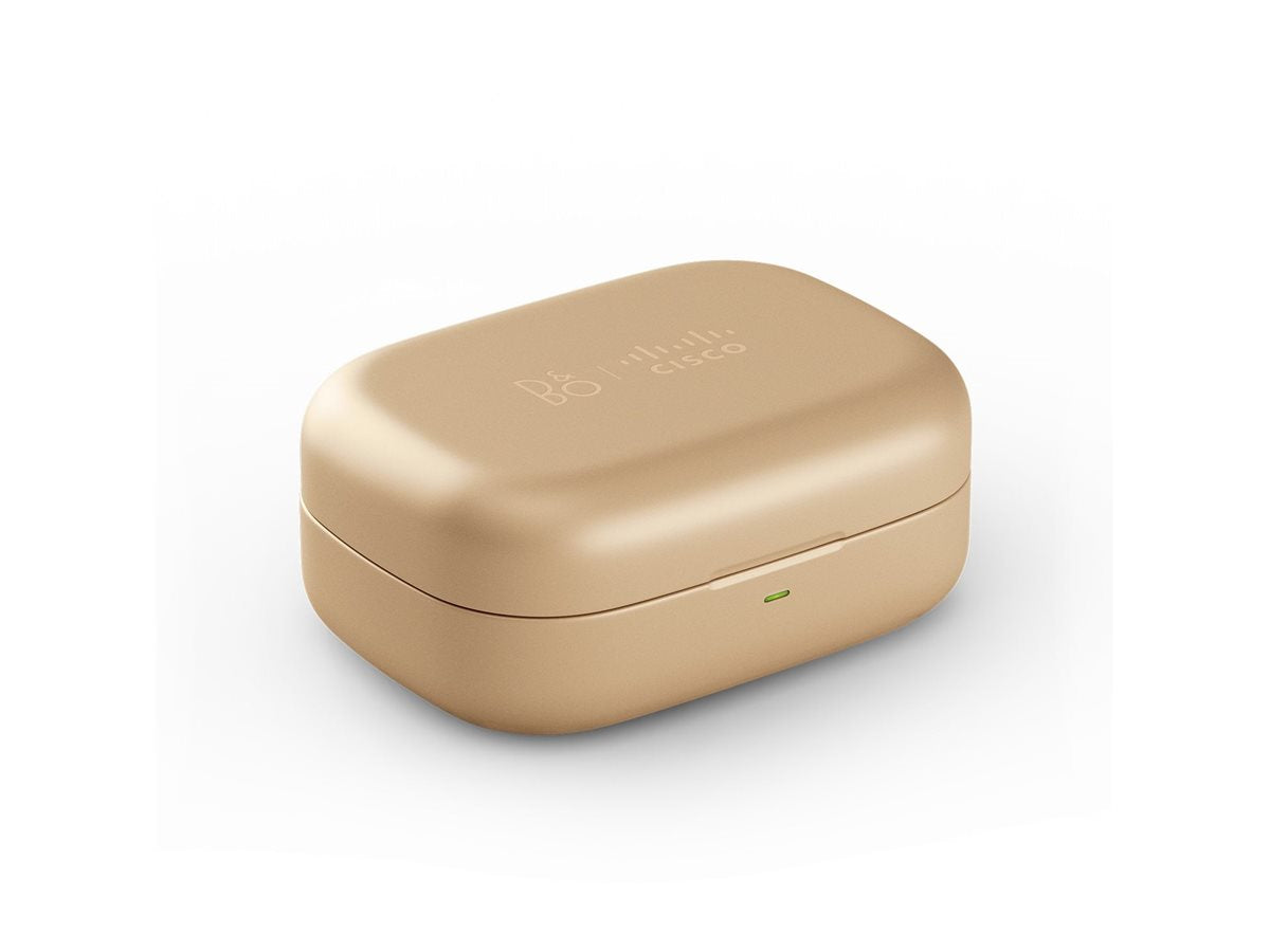 CISCO B&O 950 True Wireless In-Ear. USB-A Cable. Desert Gold