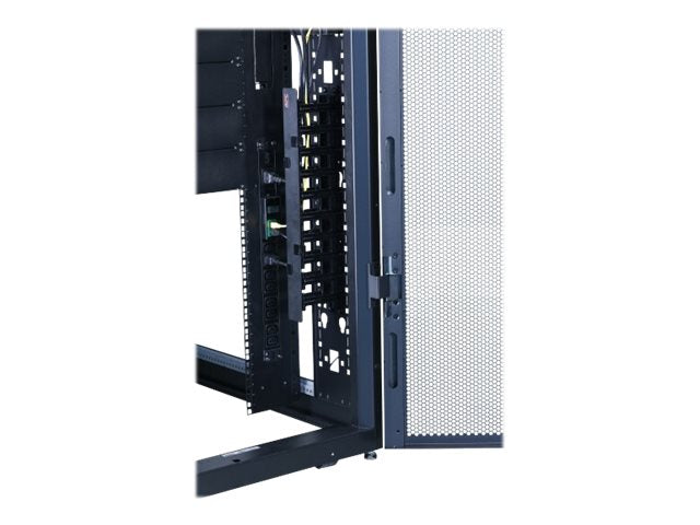 APC Easy Rack 42Ux800x1000 Roof/Side panel/castors/feet No Bottom 4 Brackets black