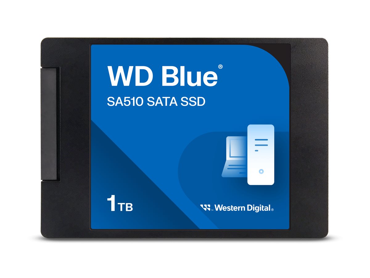 WD Blue SA510 SSD 1To SATA III 6Gb/s cased 2.5p 7mm internal single-packed