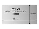 PORT Privacy Screen protector 2D for 14 pcs