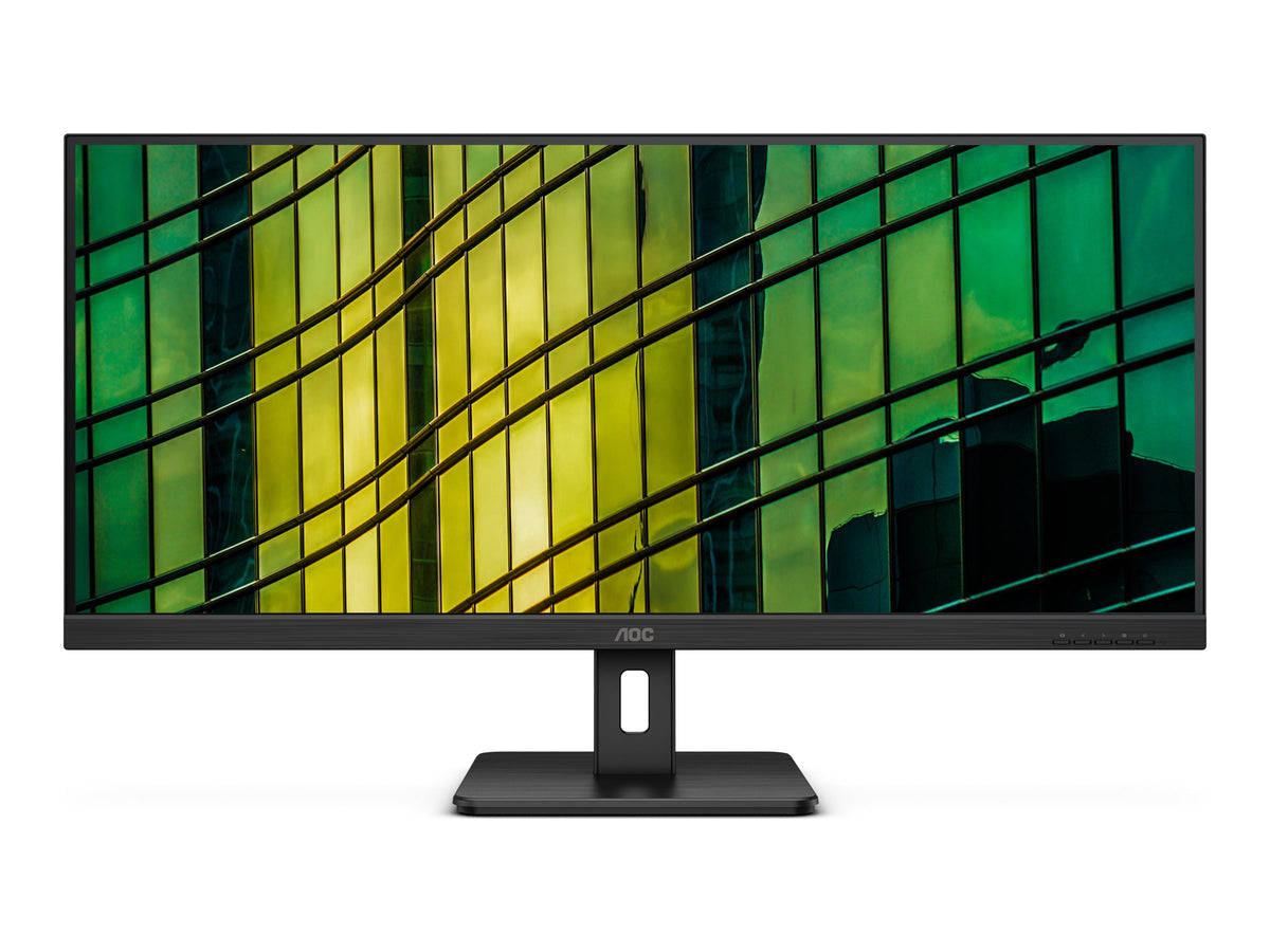 AOC U34E2M Écran LED - 34p - 3440 x 1440 WQHD 100 Hz - VA - 300 cd/m² - 4000:1 - 4 ms - 2xHDMI, DisplayPort - noir