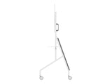 NEOMOUNTS FL50-525WH1 Support au sol mobile pour écran 55-86p - étagère multimédia incluse - installation rapide - TÜV