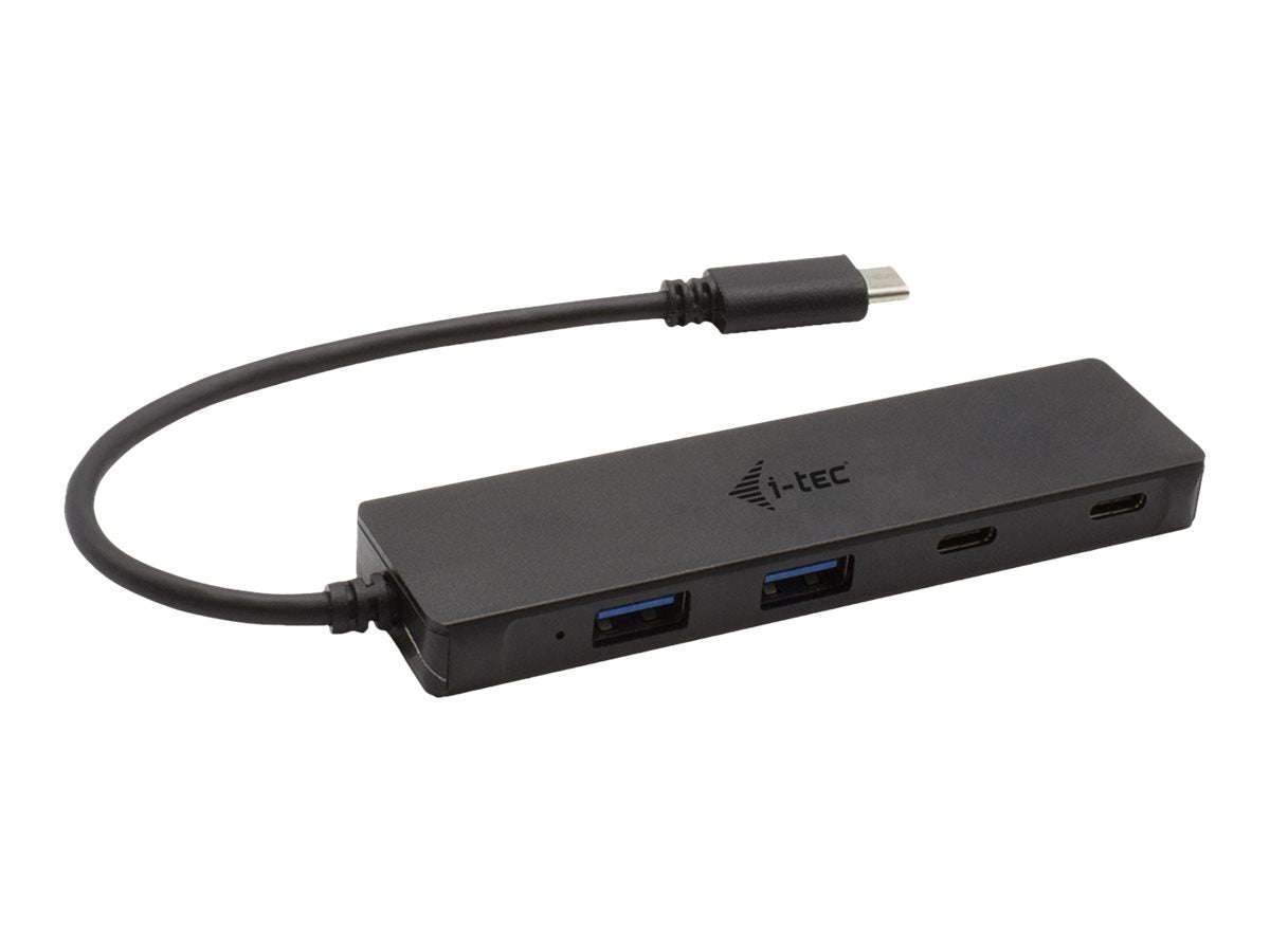 I-TEC USB-C Metal HUB 2xUSB 3.0 2xUSB-C 5Gbps without power adapter ideal for Notebook Ultrabook Tablet PC