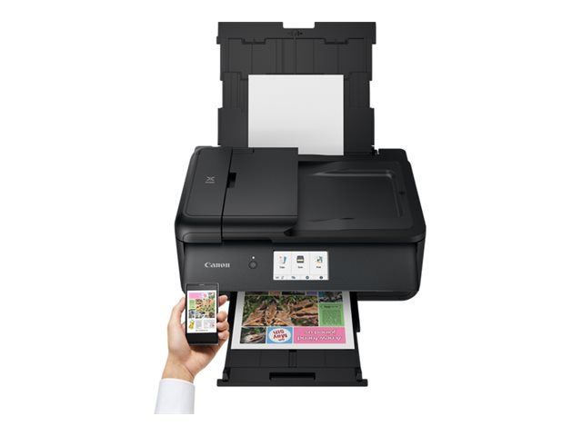 CANON PIXMA TS9550A MFP colour inkjet A4 A3 15ipm Print 200sheets USB LAN Wi-Fi Black