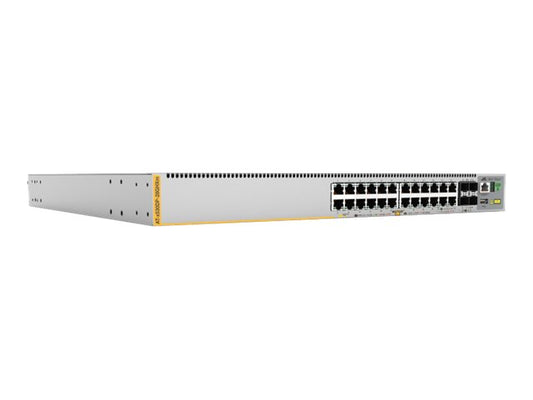 ALLIED L3 Stackable Switch 20x 10/100/1000-T PoE++ 4x 100M/1G/2.5G/5G-T PoE++ 4x SFP+ Ports and dual hotswap PSU bays