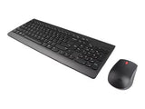 Lenovo Essential Wireless Combo - Ensemble clavier et souris - sans fil - 2.4 GHz - Français - ThinkRed