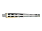 ALLIED 48-port 10/100/1000T PoE+ stackable switch 4 SFP+ ports 2 fixed power supplies
