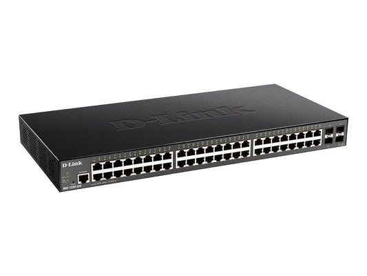 D-LINK 52-Port Smart Managed Gigabit Switch 4x 10G dlink green 3.0 48x 10/100/1000Mbit/s TP RJ-45 Port 4x 10Gbit/s Fiber SFP+