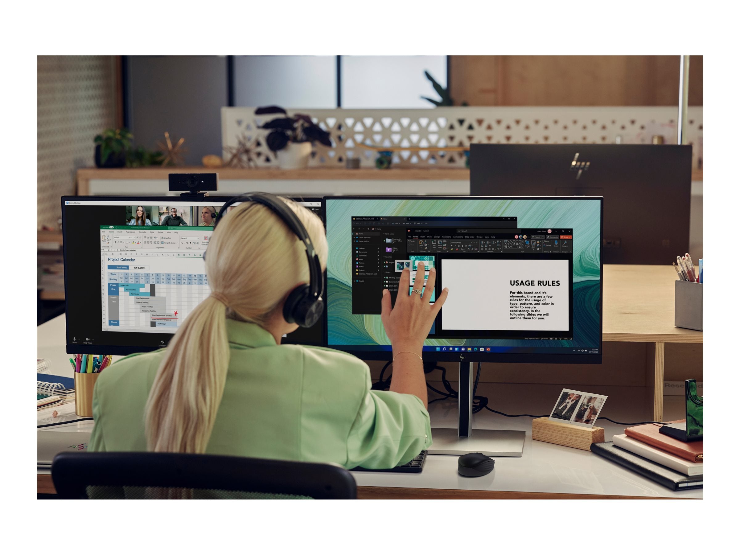 HP Écran tactile E24t G5 FHD 23.8p FHD 1920x1080 HDMI DisplayPort