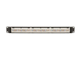 EATON TRIPPLITE Cat6 24-Port Patch Panel PoE+ Compliant 110/Krone 568A/B RJ45 Ethernet 1U Rack-Mount TAA