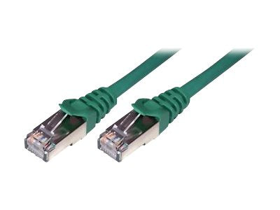 MCL Câble réseau RJ45 100pour cent cuivre CAT 6 F/UTP - 15m Vert