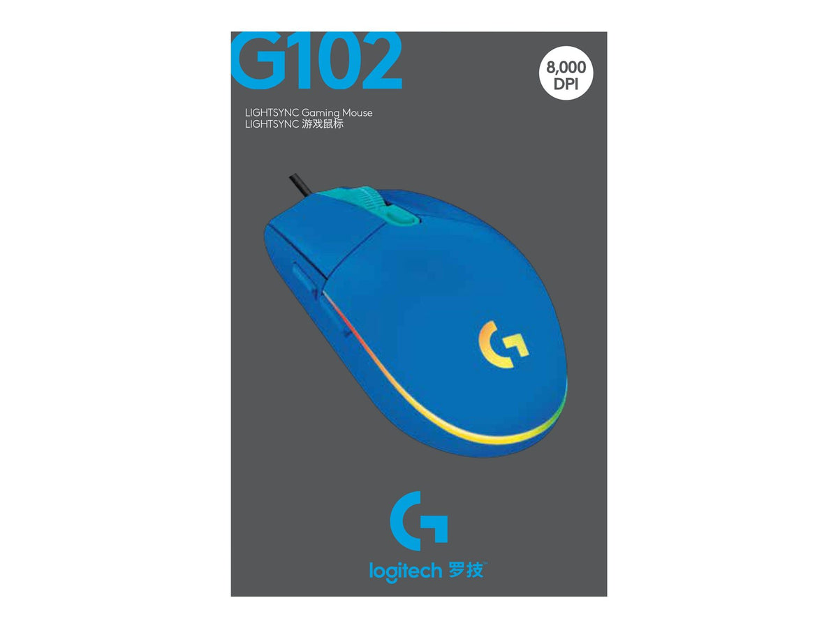 LOGITECH G102 Lightsync Blue EER