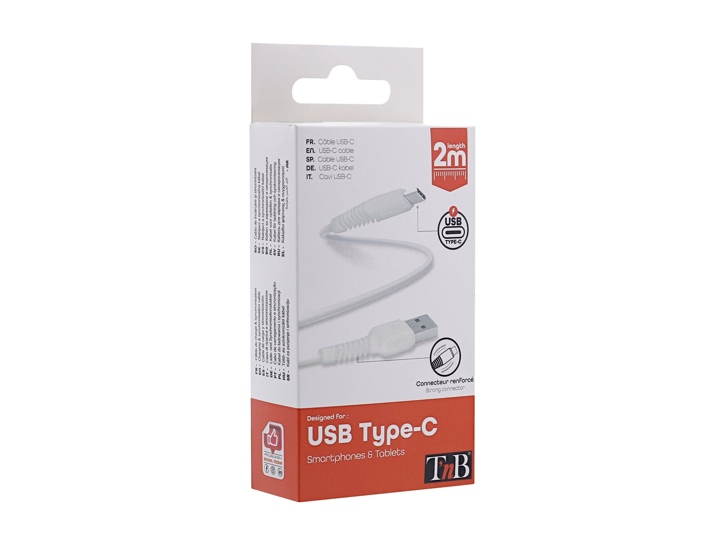 TNB USB/USB-C cable - 2m