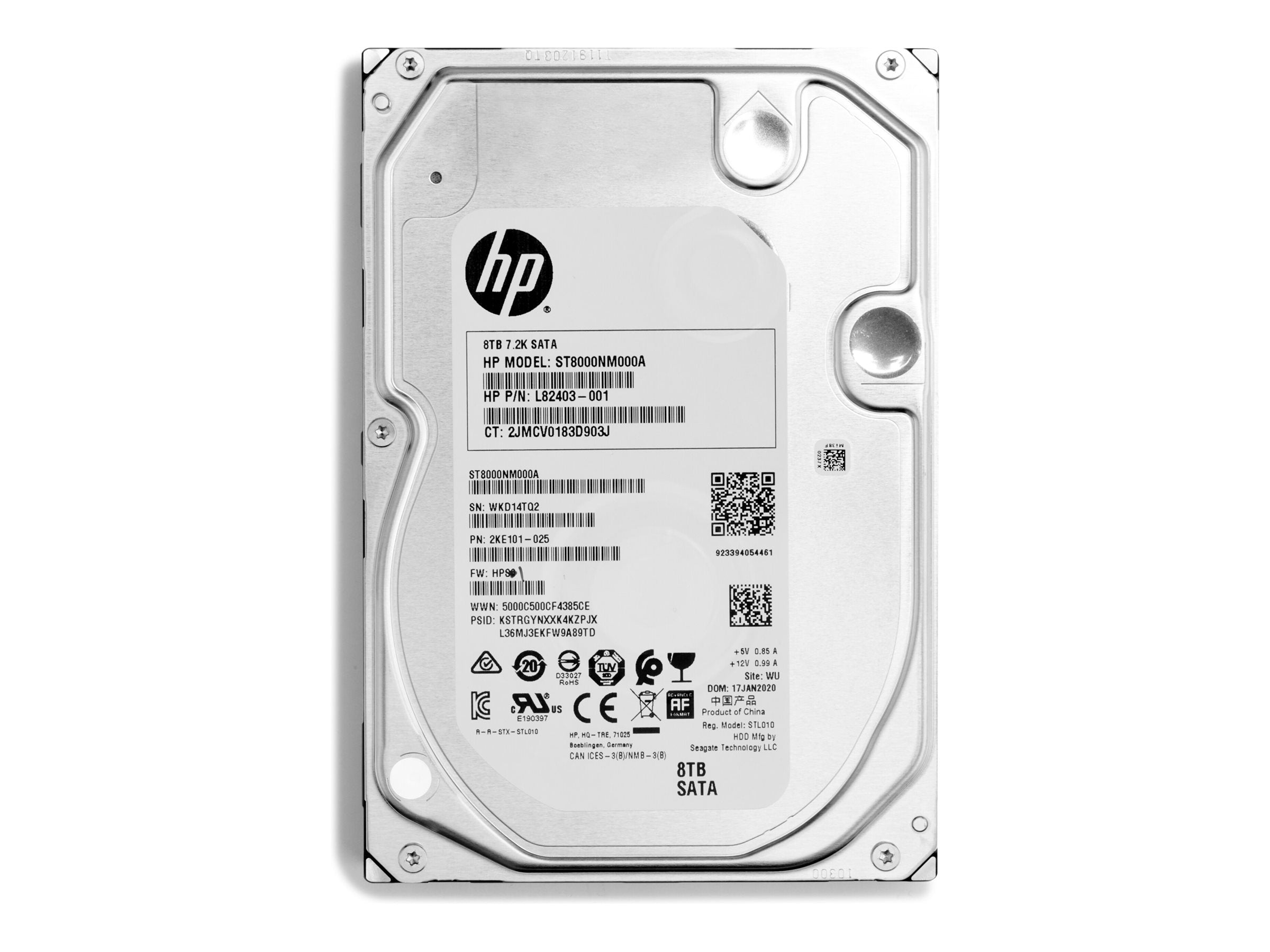 HP 8To 7200RPM SATA 3.5p Enterprise