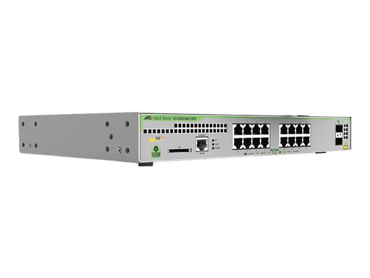 ALLIED 16x 10/100/1000T POE+ ports 2x combo ports 247W POE capacity Fixed one AC power supply EU Power Cord