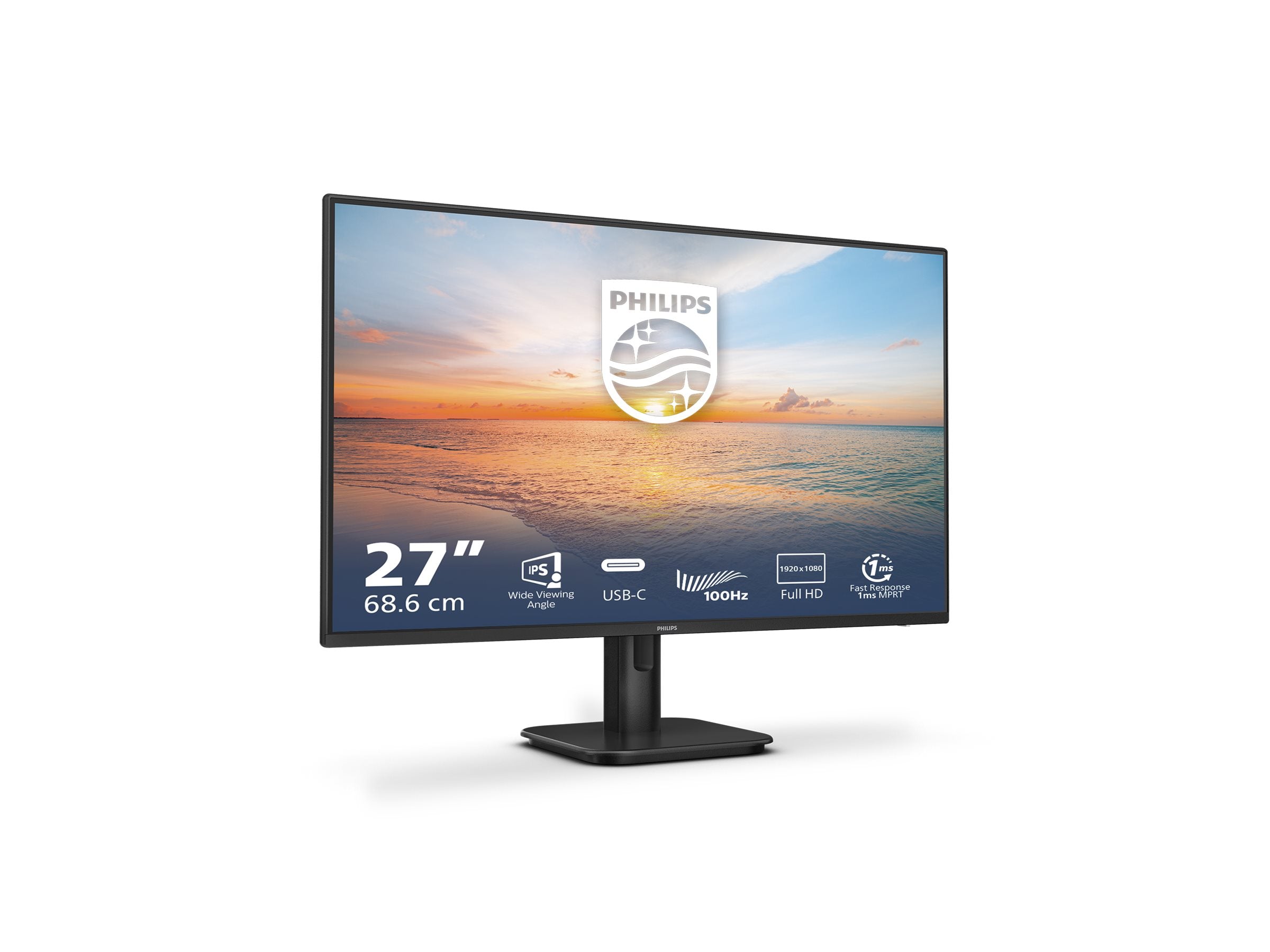 Philips 27E1N1300A - Ã‰cran LED - 27" - 1920 x 1080 Full HD (1080p) @ 100 Hz - IPS - 1300:1 - 1 ms - HDMI, USB-C - HP- inclinable