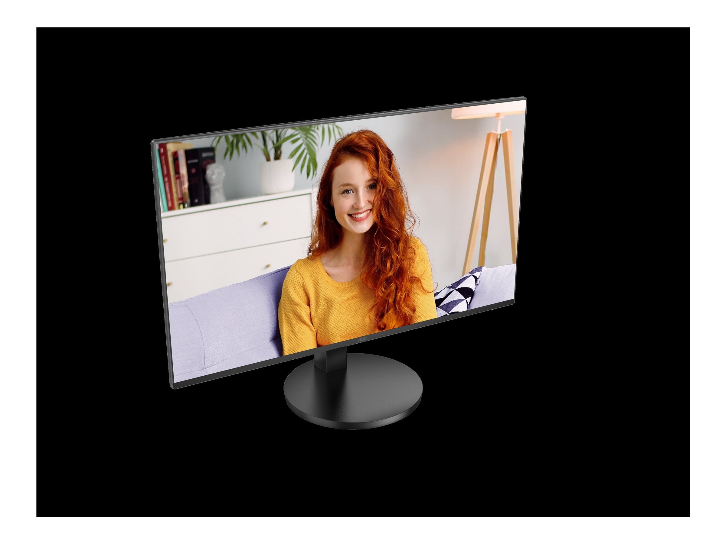 AOC Q27B3CF2 27inch 2560x1440 100Hz IPS Flat 110mm USB-C Dock 65W AdaptiveSync USB HUB Speakers Low Blue Mode USB C HDMI 350cd/m2