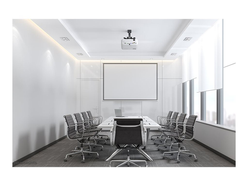 NEOMOUNTS CL25-530BL1 Support de plafond pour vidéoprojecteur - h 25.5 cm - installation facile - orientable