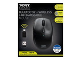 PORT DESIGNS Mouse Office Pro Rechargeable Bluetooth Combo