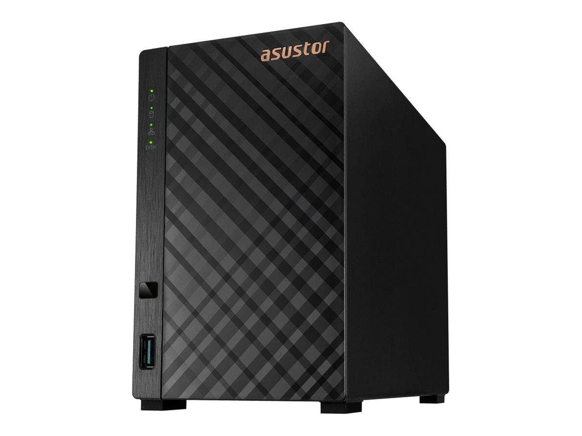 ASUSTOR DRIVESTOR 2 GEN 2 - AS1202T - NAS 2 baies - Realtek RTD1619B Quad-Core - 1Go DDR4 - 2.5GbE - Tour - Garantie 3 ans