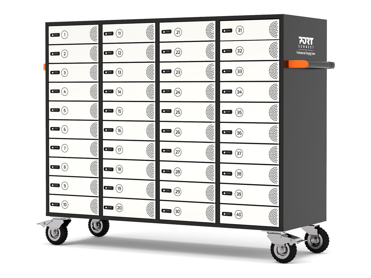 PORT DESIGNS CHARGING CABINET 40 SLOTS INDIVIDUAL DOORS