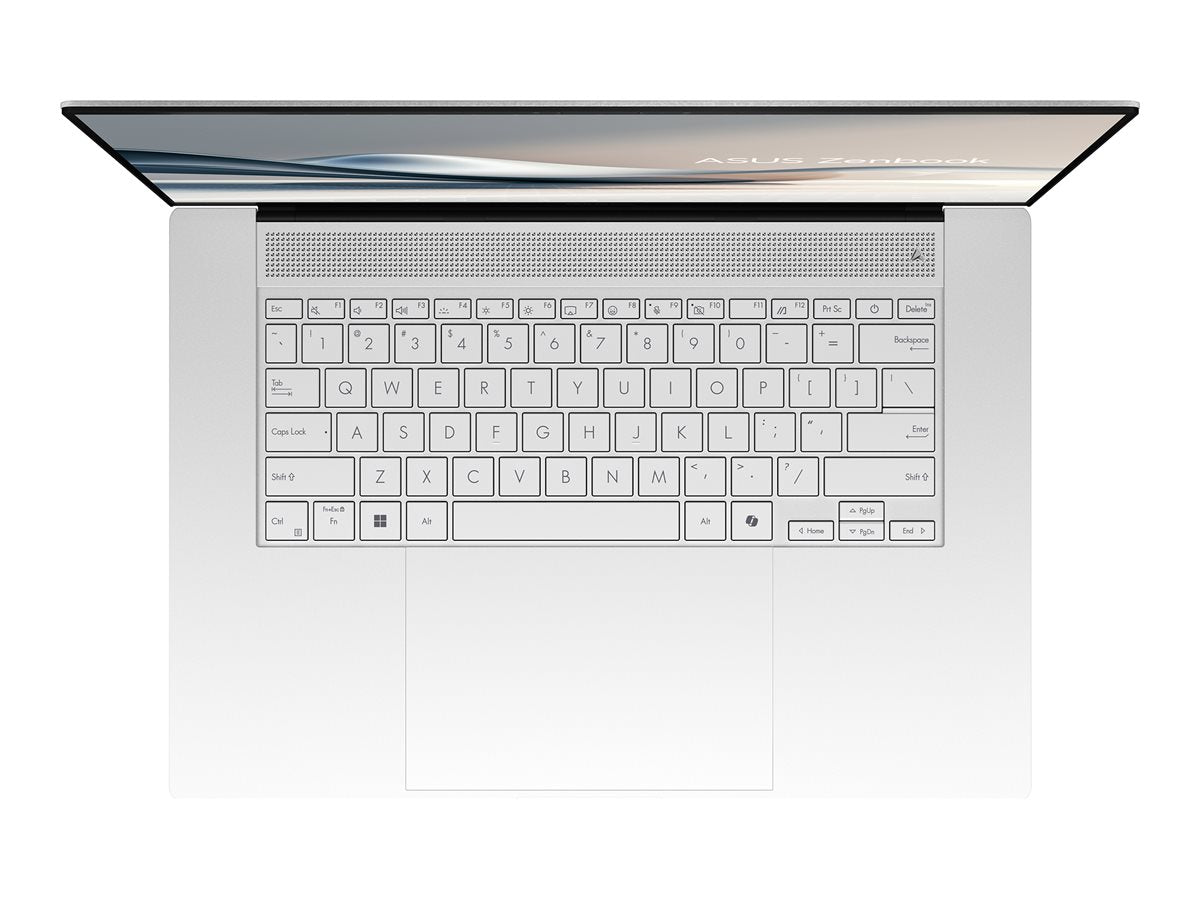 ASUS Zenbook S UM5606WA-RK084X AMD RYZEN AI 9 HX 370 16p WQXGA+ LPDDR5X 32Go 1To PCIE G4 SSD AMD Radeon 890M Graphics W11P White