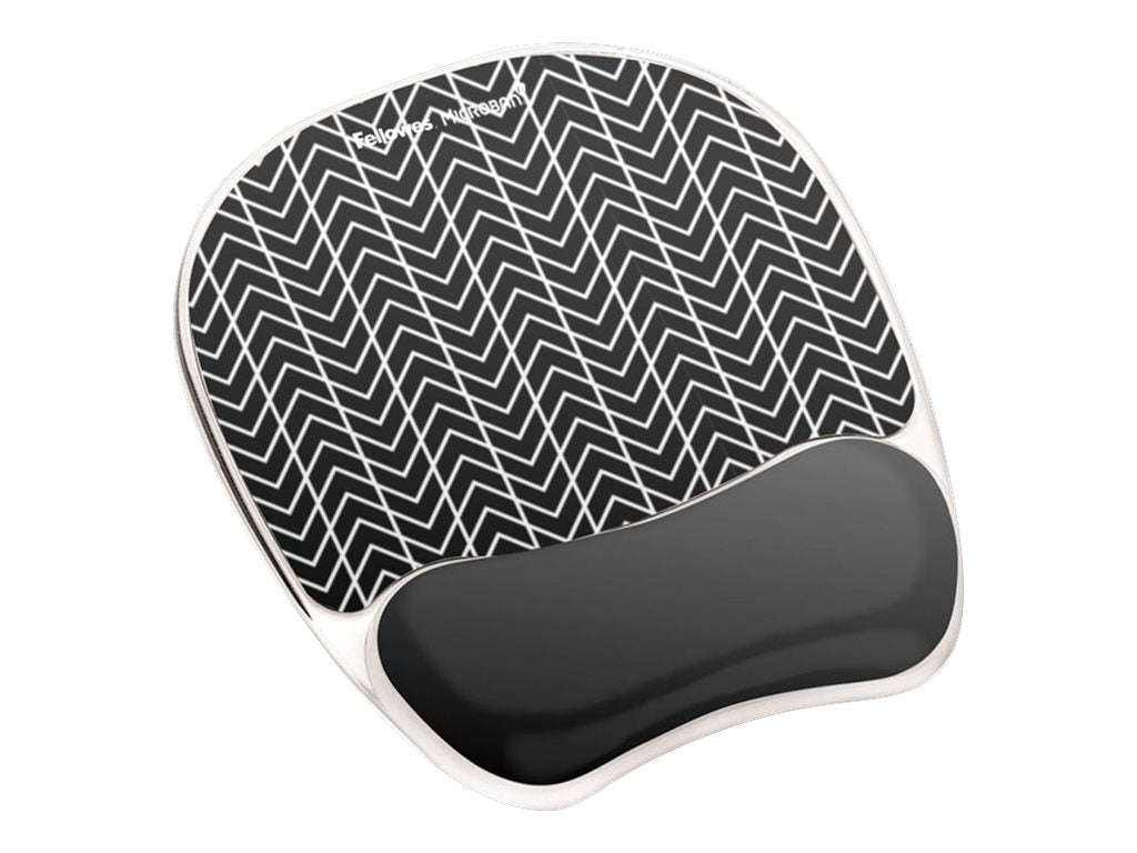 FELLOWES Repose poignet clavier PlushTouch™ - Noir - Antibactérien