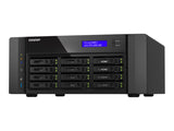 QNAP TS-h1290FX-7302P-128G 12 Bay U.2 NVMe PCIe Gen4 x4 all-flash desktop NAS AMD EPYC 16-core 7302P 128Go RDIMM ECC DDR4