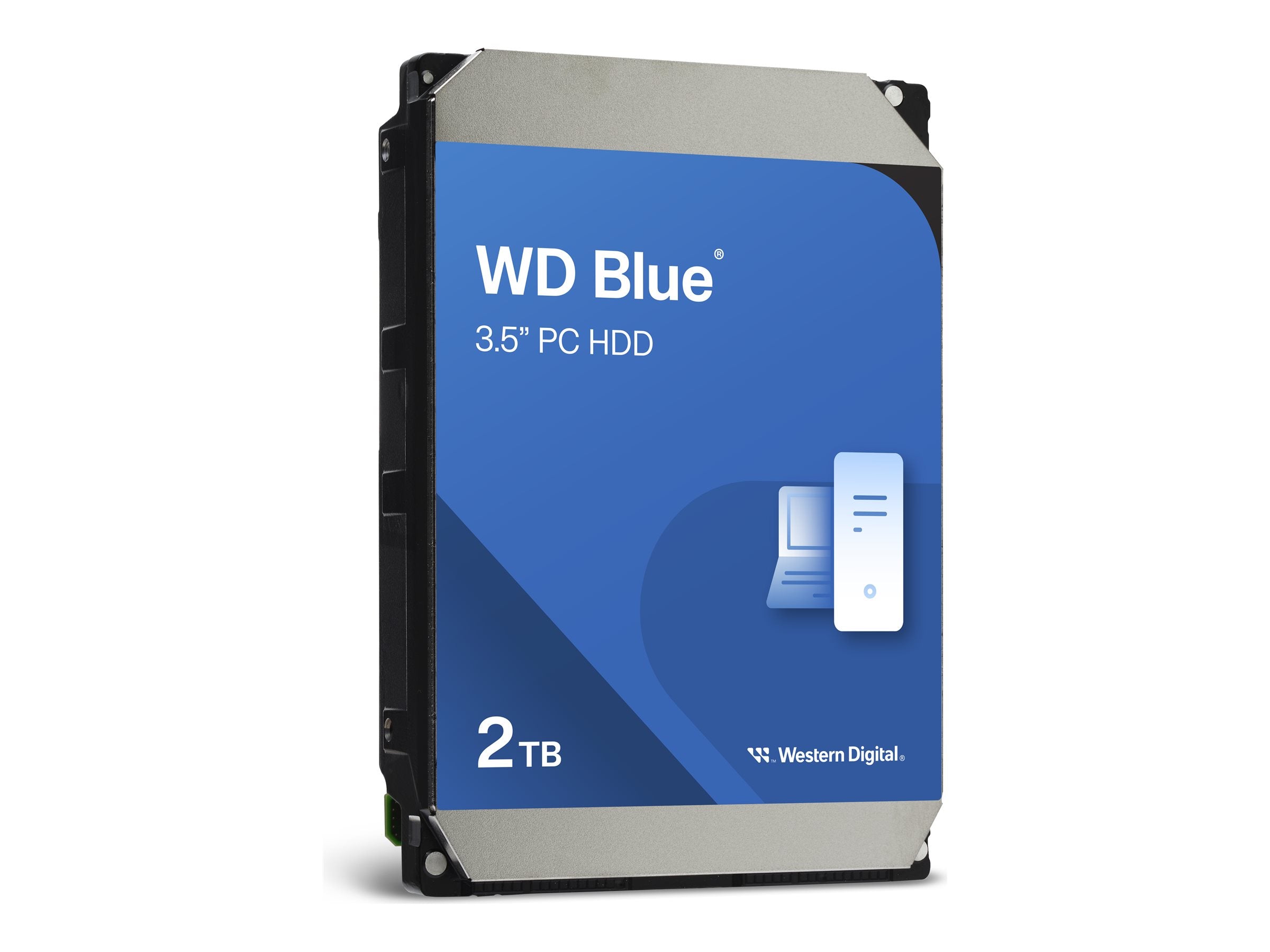 WD Blue 2To SATA 6Gb/s HDD internal 3.5p serial ATA 256Mo cache 7200RPM RoHS compliant Bulk