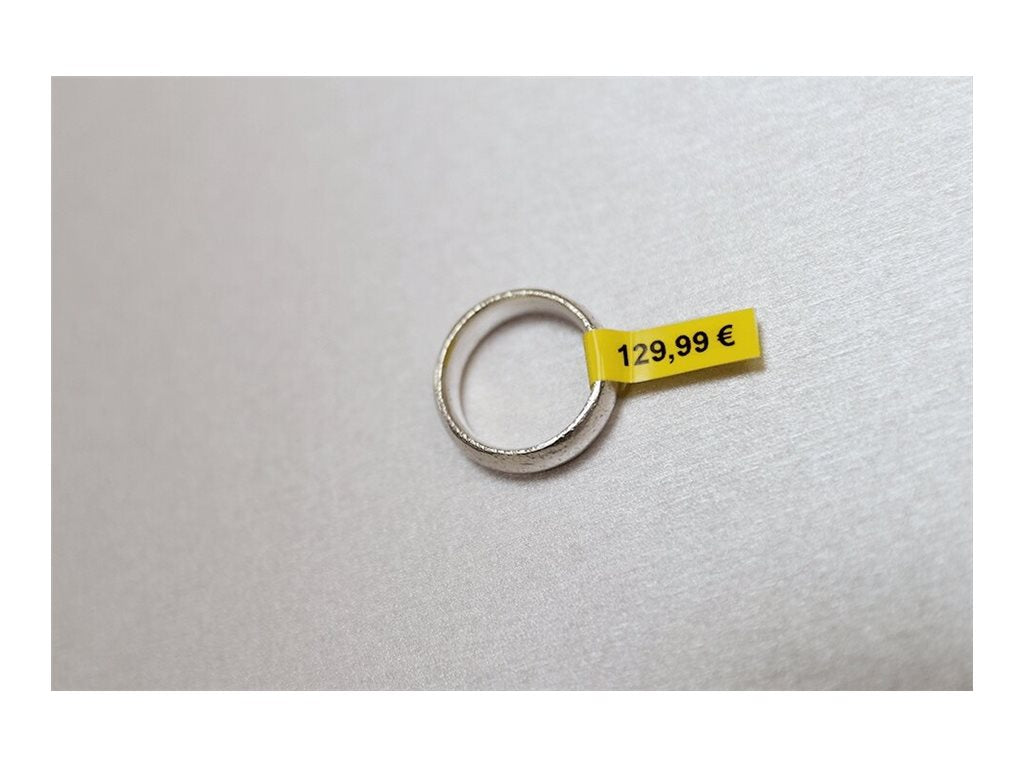 BROTHER P-TOUCH TZE-FX611 noir sur jaune  6 mm