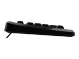 MCL Clavier USB filaire Azerty touches silencieuses – Noir